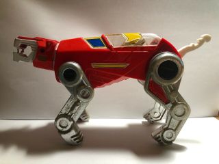1984 Wep World Events Panosh Place Voltron Red Lion Figure W/ Windshield Canopy