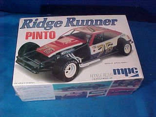 Mib Orig 1970s Mpc 1/25 Scale Model Car Kit Pinto Ridge Runner Stock Car