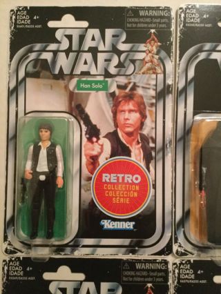 Star Wars Target Exclusive Retro Kenner Action Figures Full Set W/ Box 2