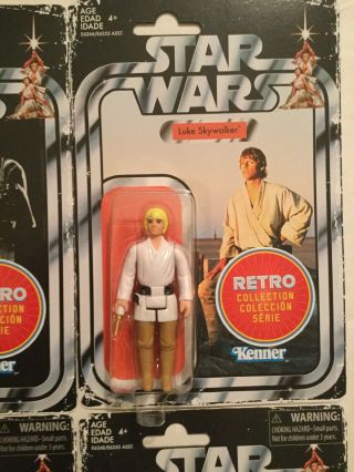 Star Wars Target Exclusive Retro Kenner Action Figures Full Set W/ Box 4