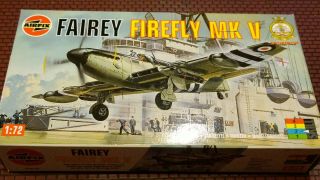 Fairey Firefly Mk V 1/72 Model Kit.  02018 Airfix