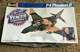 Revell F - 4 Phantom Ii 1:48 Model Kit Chuck Yeager Edition,  Box Has Been Opened