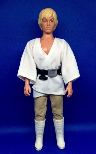 Vintage 1978 Star Wars Luke Skywalker 12 Inch Action Figure With Belt Kenner