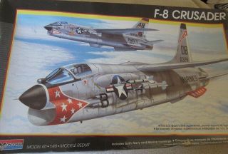Monogram F - 8 Crusader 1/48 Scale Jet Fighter