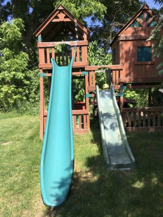 2 Backyard Adventure Slides
