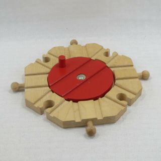 6 " Turntable Switch Track - Thomas / Brio Compatible Wooden Train Track