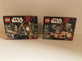 Lego Star Wars Clone Trooper & Droid Battle Pack 7654/7655