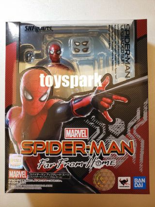 Bandai S.  H.  Figuarts Spider - Man Far From Home Spiderman Upgraded Suit Figure