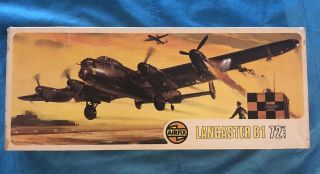 Vintage Airfix Avro Lancaster B.  I.  Raf Bomber Model Kit 1:72 05001 - 8 Series
