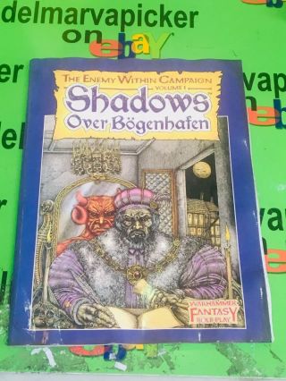 Warhammer Fantasy The Enemy Within Shadows Over Bogenhafen Book