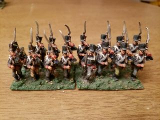 28mm Superbly Painted Prussian Napoleonic Line Metal 16 Figs Itgm Elite