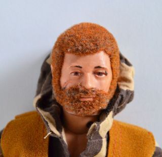 Vintage G.  I.  Joe 1964 Action Figure Man Red Hair,  Beard Scar 2
