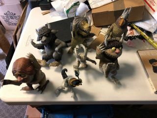 Mcfarlane Toys Where The Wild Things Are Figures - 7 Total With Dvd