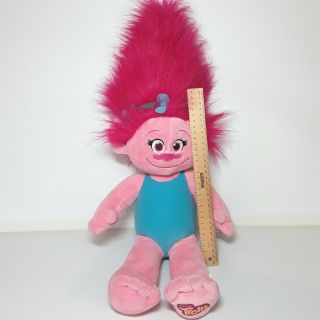Trolls Plush Soft Toy Doll Pink Princess Poppy Build A Bear Workshop
