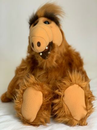 Vintage 1986 Alf 18 " Plush Doll By Coleco