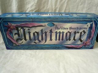Nightmare The Video Board Game Vhs 1991 Chieftain 100 Complete Horror