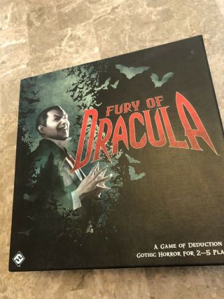 Fury Of Dracula 3rd Edition Board Game Fantasy Flight Games - Complete