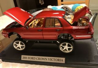 Motor Max 1:18 2001 Ford Crown Victoria Hi - Riserz Htf Loose Diecast