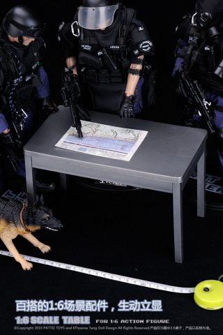 1/6 Scale Furniture Table Desk,  Chair For 12 " Action Figure Solider Doll Custom