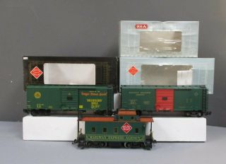 Aristo - Craft & Rea G Scale Assorted Freight Cars; 46019,  46220,  42105 [3]/box