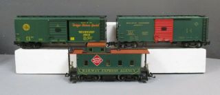 Aristo - Craft & REA G Scale Assorted Freight Cars; 46019,  46220,  42105 [3]/Box 2
