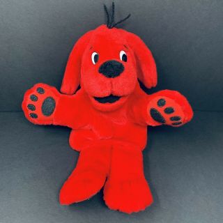 Clifford The Big Red Dog Plush Full Body Hand Puppet Scholastic 1997 Stuffed 14”