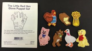 Lakeshore Learning The Little Red Hen Glove Puppet Set