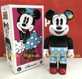 Medicom Be@rbrick 2018 Disney 400 Mickey Mouse Minnie Laughing Bearbrick 1pc