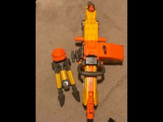 Nerf Vulcan Min Gun With Bi Pod And Belt