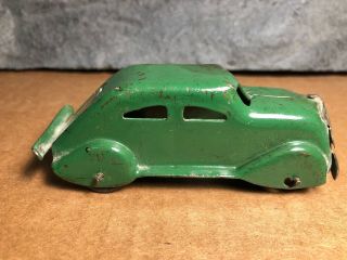 Scarce Marx Toys | 4 " Pressed Steel Coupe Car Load For O Gauge Train Flat Car