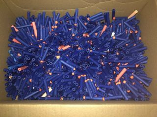 Over 1500 Nerf Brand Darts - Mostly Blue Elite