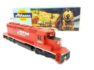 Athearn Ho Scale Cp Rail Sd - 40 - 2 Powered Diesel Locomotive 6034 W/box & Papers