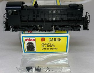 Atlas Alco S 2 Diesel Train Locomotive Undecorated 8070 HO Scale 8