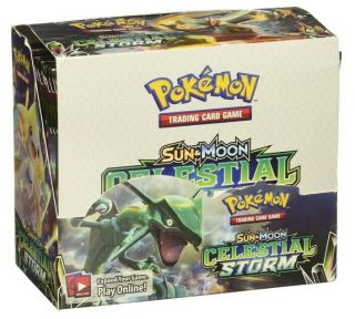 Pokemon Tcg Sun & Moon Celestial Storm Booster Box Complete Box
