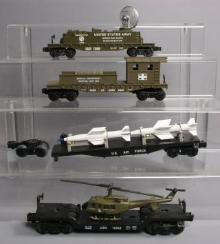 Lionel & K - Line O Gauge Us Army And Us Air Force Freight Cars [4]