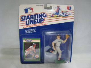 1989 Mike Greenwell Kenner Starting Lineup Baseball Toy & Card Boston Red Sox 1