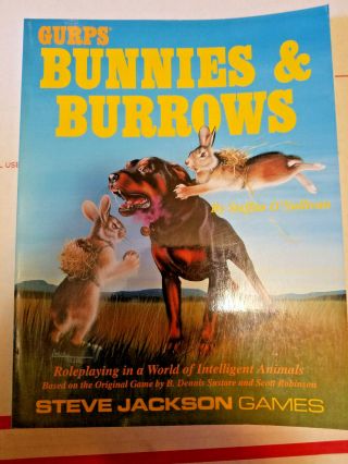 Gurps Bunnies And Burrows By Steve Jackson Games (1992,  Paperback)