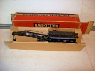 Lionel 6460 Bucyrus Erie Crane Car Post War O Gauge 1952 - 1954,  W/ Box & Liner