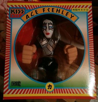 Kiss Band Ace Frehley Hotter Than Hell Gruntz Figure Mib 2002 Spencers