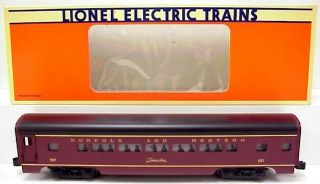 Lionel 6 - 19143 Norfolk & Western Aluminum Passenger Car 537 Ln/box