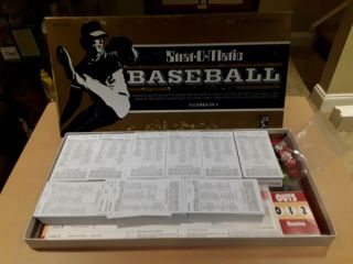 2013 Strat - O - Matic Baseball Game W/additional Players Complete With All Charts