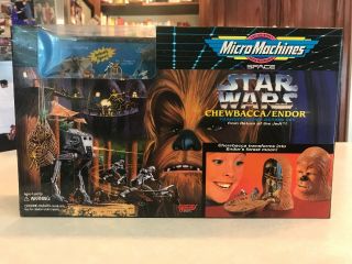 Star Wars 1995 Micro Machines Chewbacca/endor Set Factory