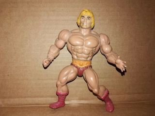1981 Mattel Masters Of The Universe He - Man Action Figure Mexico Softhead