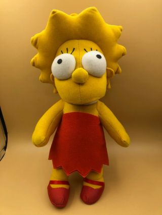 The Simpsons Lisa Simpson Plush Soft Stuffed Toy Doll Fox Cartoon 2014 Groening