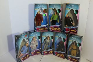 Star Trek Warp Factory Series Set Of 8 9 " Doll Figures