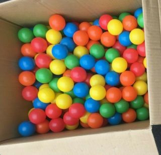 200pcs 5.  5cm Balls Kid Pit Toy Soft Plastic Mixed Colors