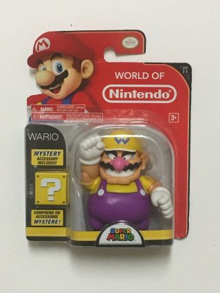 Jakks Pacific World Of Nintendo Series Mario Wario Action Figure