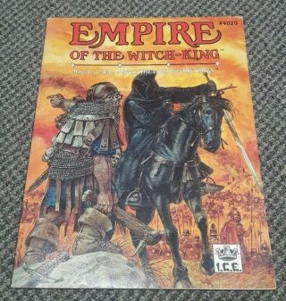 Empire Of The Witch - King Middle - Earth Role Playing - Ice 4020 Merp W/ Map