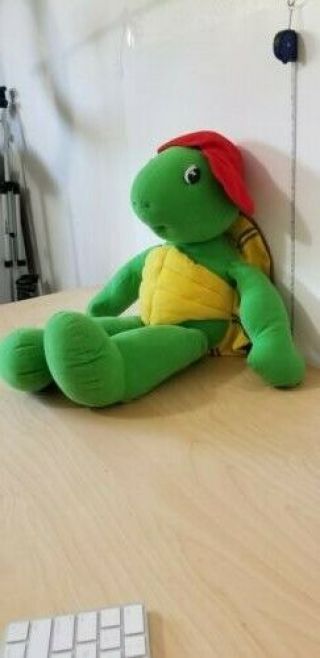 RARE Franklin The Turtle Plush Stuffed Animal Toy 3