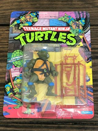 Tmnt 1988 Leonardo Figure Moc Unpunched - Ninja Turtles